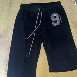Active base sweatpants capris, dark blue